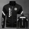 Buzo Kawasaki Reflectivo Estampado Cuello Alto