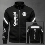 Buzo Kawasaki Reflectivo Estampado Cuello Alto