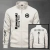 Buzo Kawasaki Reflectivo Estampado Cuello Alto