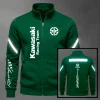 Buzo Kawasaki Reflectivo Estampado Cuello Alto