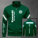 Buzo Kawasaki Reflectivo Estampado Cuello Alto