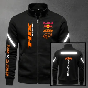 Buzo Ktm Reflectivo Estamapado Cuello Alto