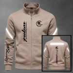 Buzo Pulsar Reflectivo Estampado Cuello Alto