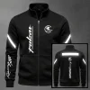 Buzo Pulsar Reflectivo Estampado Cuello Alto