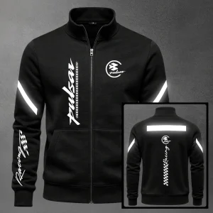 Buzo Pulsar Reflectivo Estampado Cuello Alto