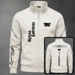 Buzo Royal Reflectivo Estampado Cuello Alto