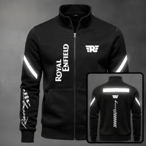 Buzo Royal Reflectivo Estampado Cuello Alto